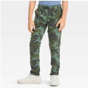 Boys' Super Skinny Pull-On Jeans - art class Green Camo 14